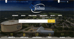 Desktop Screenshot of cityofjoshuatx.us